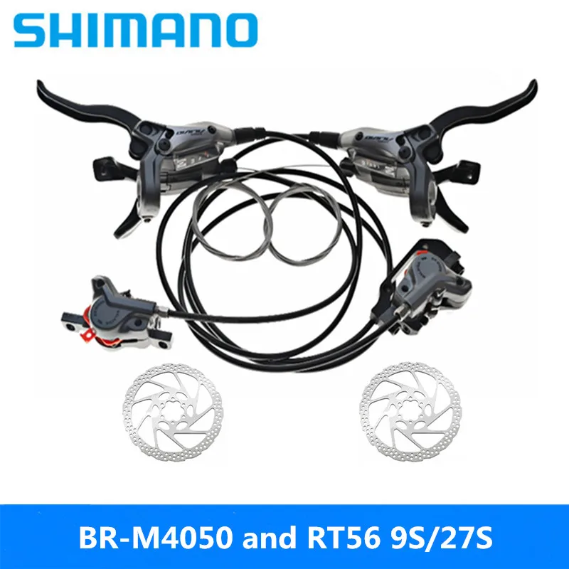 SHIMANO ALIVIO BR-M4050 9 S/27 S 85 см-145 см масляный тормоз Горный велосипед палец циферблат дисковый тормоз последний и RT56 диск
