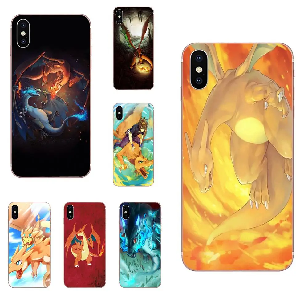 Тройной Charizards мягкие Защитные чехлы для телефонов LG G2 G3 G4 G5 G6 G7 K4 K7 K8 K10 K12 K40 мини