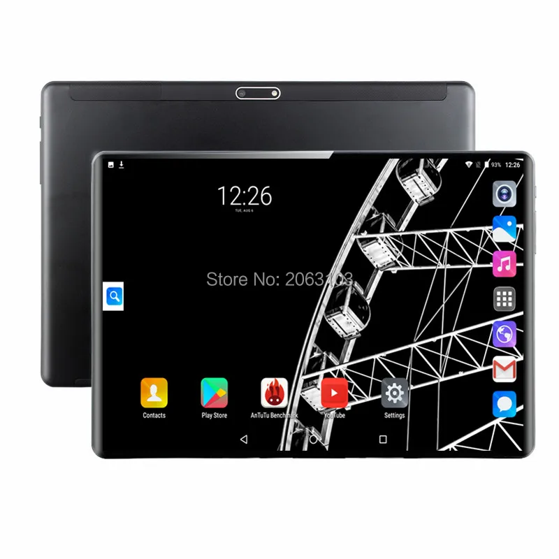 

6G+128GB Tempered Glass 2.5D 10 inch Tablet PC Android 9.0 6GB RAM 128GB ROM 1920*1200IPS 4G LTE Horn Loud Tablet 10 10.1