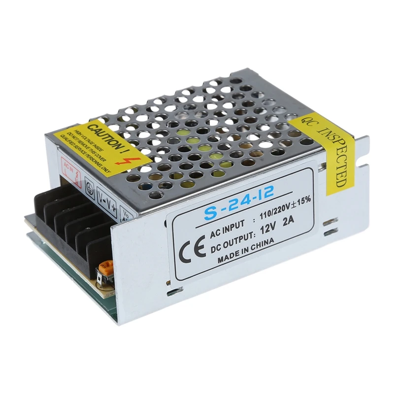 AC 85 V-263 V к DC 12V 2A 24W трансформатор напряжения импульсный источник питания для светодиодный ленты