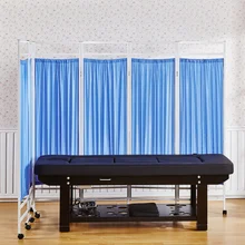 Медицинский экран больница медицинская Железная Ткань Искусство перегородка складной экран клиника красоты push-pull Мобильный складной шкив