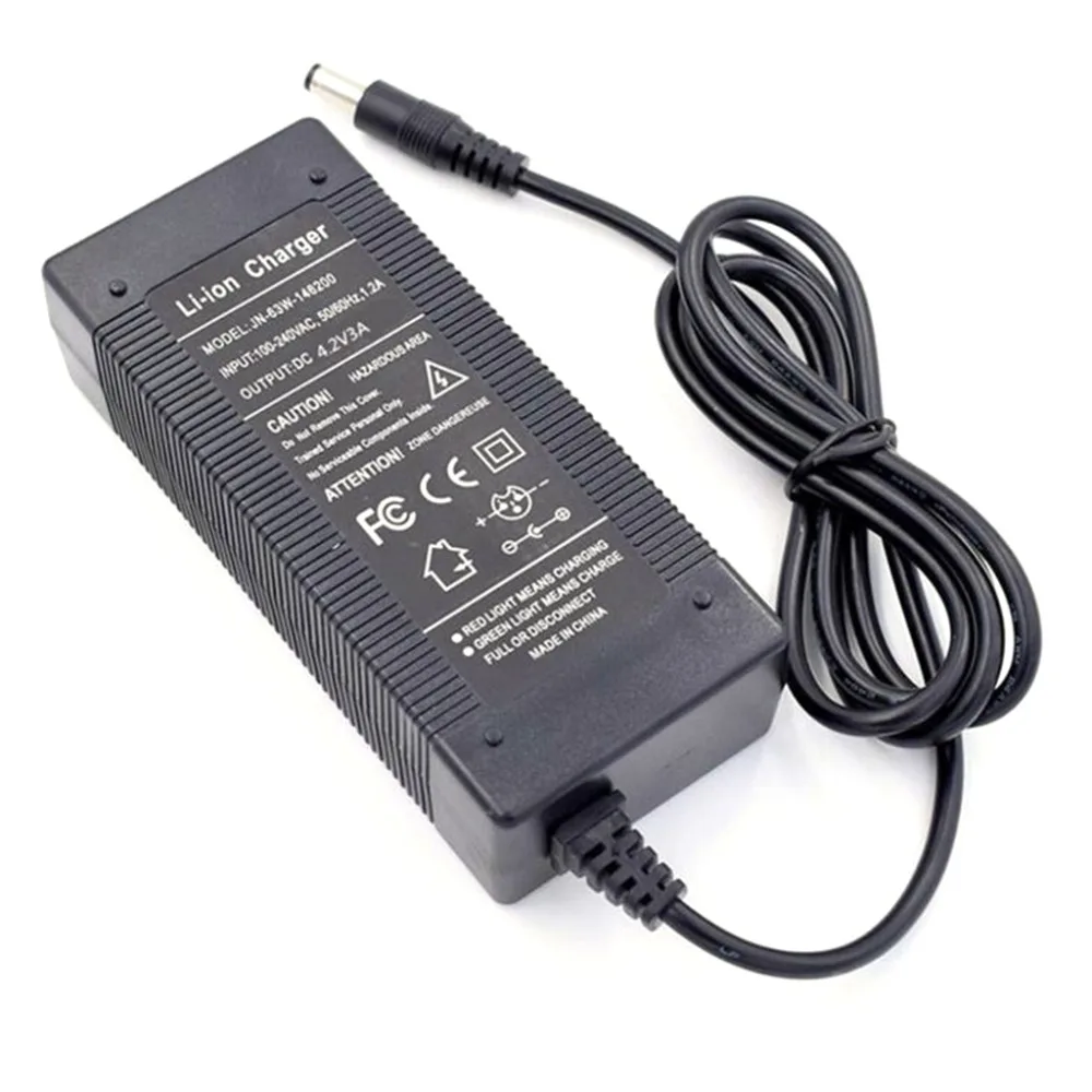 TangsFire 36v зарядное устройство для велосипеда 42v 2a зарядное устройство для электровелосипеда скутера велосипеда DC5.5mm2.1mm разъем