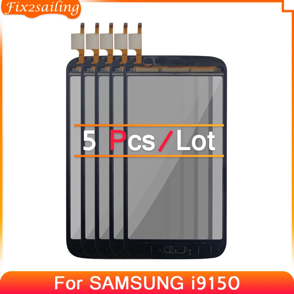 5 шт. сенсорный экран для Samsung Galaxy Mega i9150 i9152 GT-i9150 дигитайзер Переднее стекло
