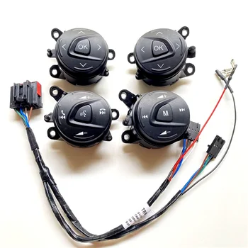 For Ford Focus For Kuga 2012-2015 Multifunction Steering Wheel Buttons Audio Volume Control Switch Button M OK Switch Button auto steering wheel audio control button switch for toyota hilux vigo corolla camry highlander innova