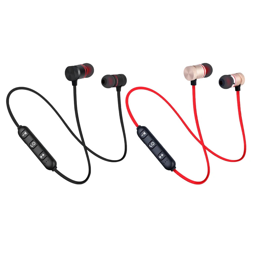 Bluetooth Headphones Wireless Sport Earphones Headsets 4.1HiFi Stereo Earbuds Built in Microphones for Workout Running Gym