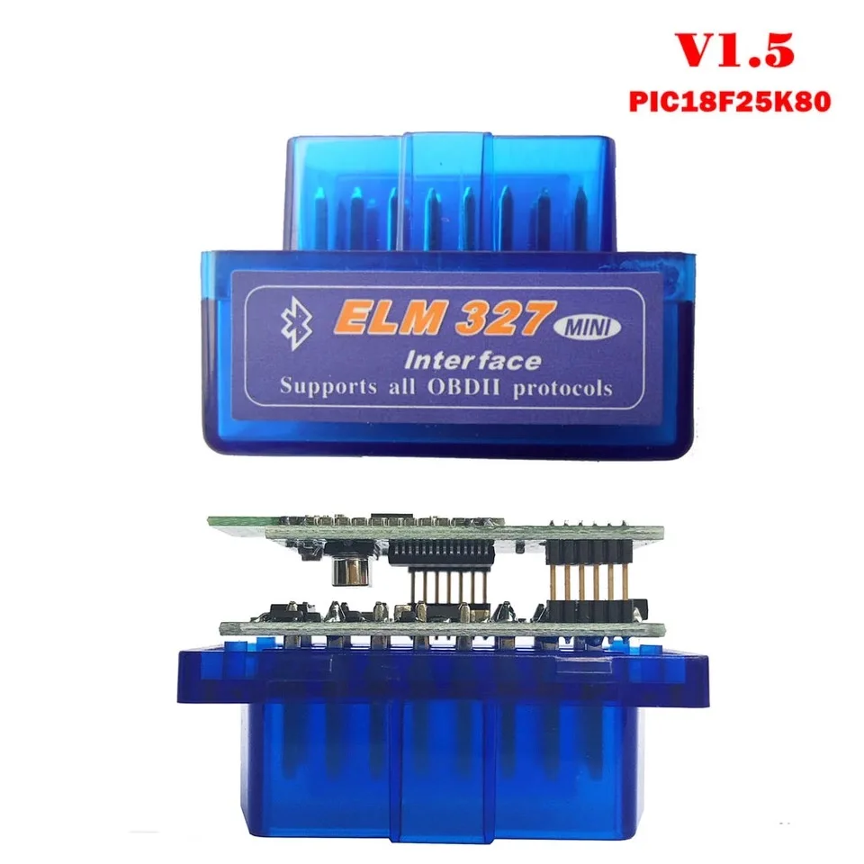 ELM 327 Bluetooth PIC18F25K80 ELM327 OBD2 Scanner ELM327 Bluetooth V1.5 ELM327 Bluetooth Adapter ELM 327 1.5 for Android/PC