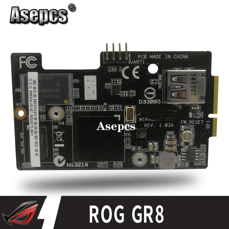 

MIRACAST RX REV:1.03A 4GB For ASUS ROG GR8 MB CARD_MIRACAST expansion card / memory card PN:F6C0K003065 999004-00241-MS0070-B01