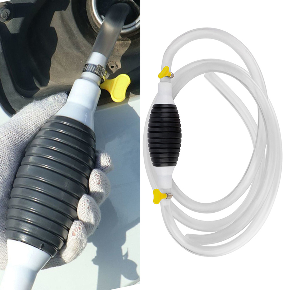Fuel Transfer Pump Bulb Manual Car Gas Transfer Pump Pipe Auto Petrol Feeder Truck Diesel Transfer Pump Water Liquid Shift Kit