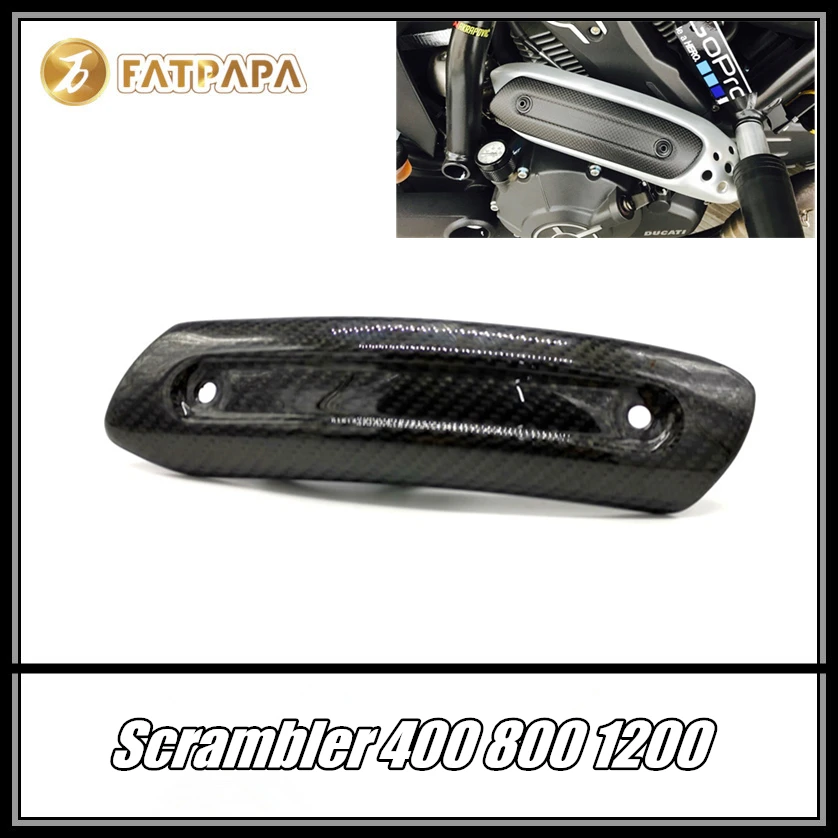 Защитная крышка для мотоцикла DUCATI Scrambler 400 800 1200 углеродное волокно|Накладки и