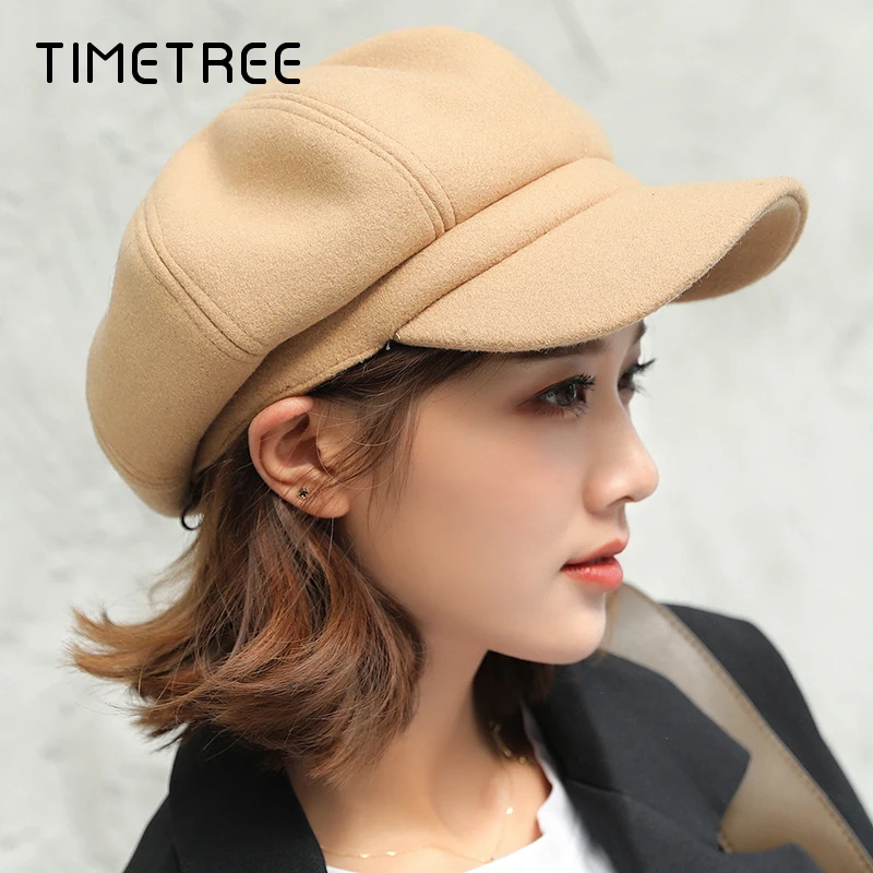 

Autumn Winter Fashion Beanies Women Warm Berets Octagonal Hats Wool Cap Warming Pumpkin Style Caps Elegant Beanies beret Skullie