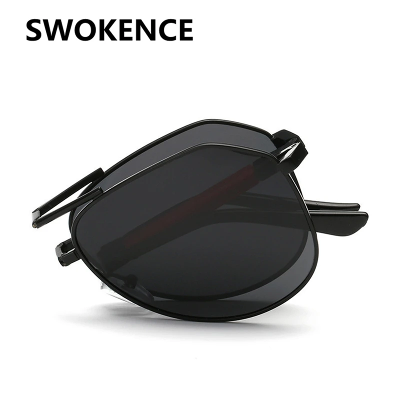 Солнцезащитные очки SWOKENCE SA09 для мужчин и женщин модные складные поляризационные