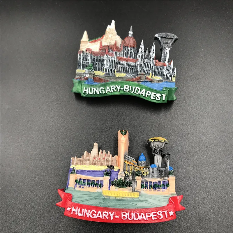 Смола 3D магнит на холодильник для домашнего описания венгерский Budapest Panorama искусственные магниты стикеры на холодильник сувенир ремесла игрушка