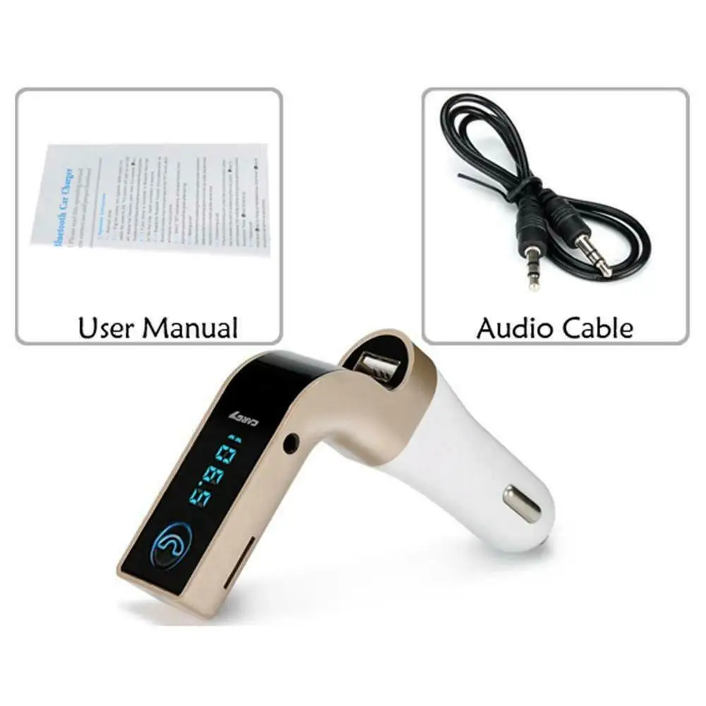 Автомобильный G7 Bluetooth fm-передатчик Hands-free Bluetooth автомобильный комплект радио MP3 плеер USB зарядное устройство Порт комплект с микрофоном lcd автомобильные аксессуары