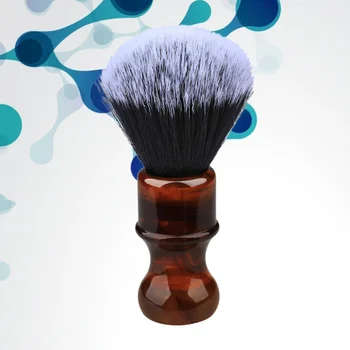 

1pc Beard Brush Resin Handle Foaming Brush Mustache Brush Shaving Brush for Men Boy Adults