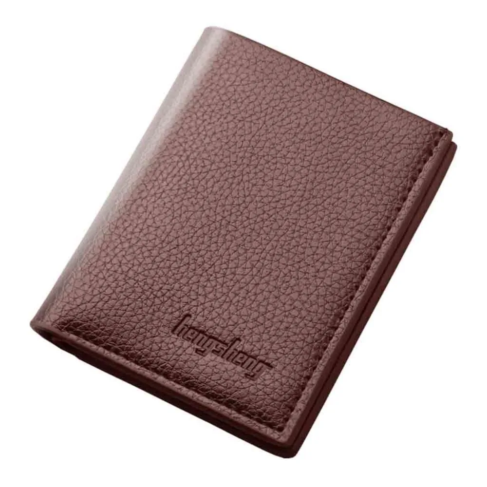 Men's Wallet Short Small Wallets Vertical Ultra-Thin Wallet Bank Card Card Package Small Purse (18)