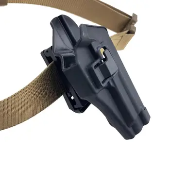 

Hunting CQC Combat Gun Holster for Glock 17 19 22 23/M9/1911/USP/P220 P226 With Quick Locking System Kit for Airsoft