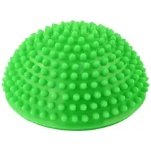 Йога половина мяч физический фитнес прибор мяч для тренировки баланса Точка Массаж шаговые камни баланс стручки тренажерный зал Йога Пилатес Оран