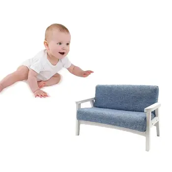 

1:12 Dollhouse Mini Japanese Style Double Sofa Miniature Armchair Couch Model G99C