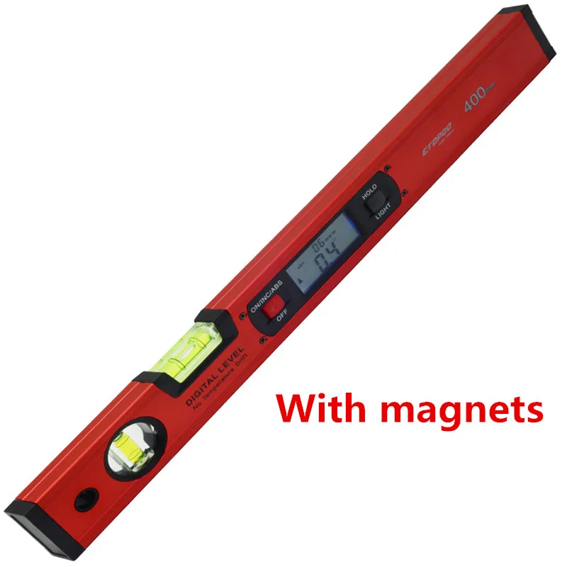 Digital Protractor Angle Finder electronic Level 360 degree Inclinometer with Magnets Level angle slope tester Ruler 400mm