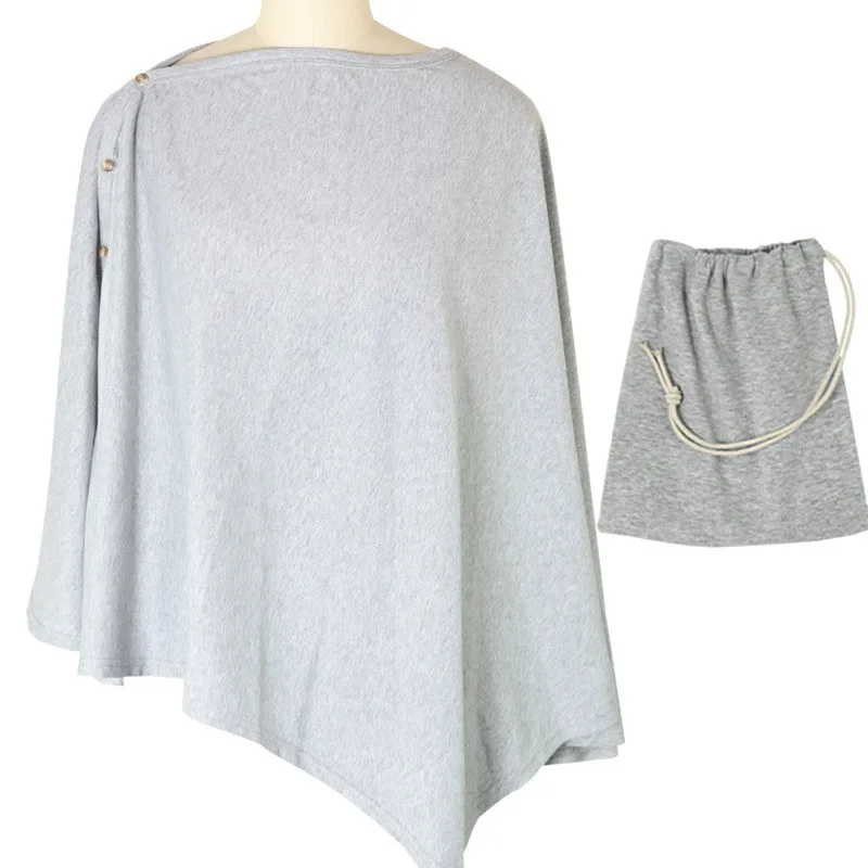 D-Shawl Light Grey Herbabe, детское автокресло, накидка, хлопок, для беременных, кормящих, шарф для кормления грудью, для младенцев, для сидения, навес, для улицы, Детская шаль - Цвет: D-Shawl Light Grey