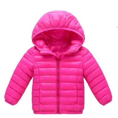 Парка для маленьких девочек и мальчиков от 0 до 4 лет Детская куртка-светильник пуховое пальто с капюшоном зимняя детская куртка весенне-осенняя верхняя одежда для малышей