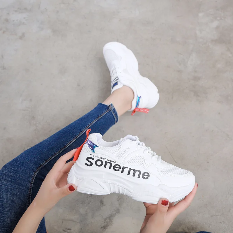 

WOMEN'S Shoes 2019 New Style Summer Dad Shoes Mesh Athletic Shoes INS Trendy Shoes Casual Breathable Versatile MacBook Shoe