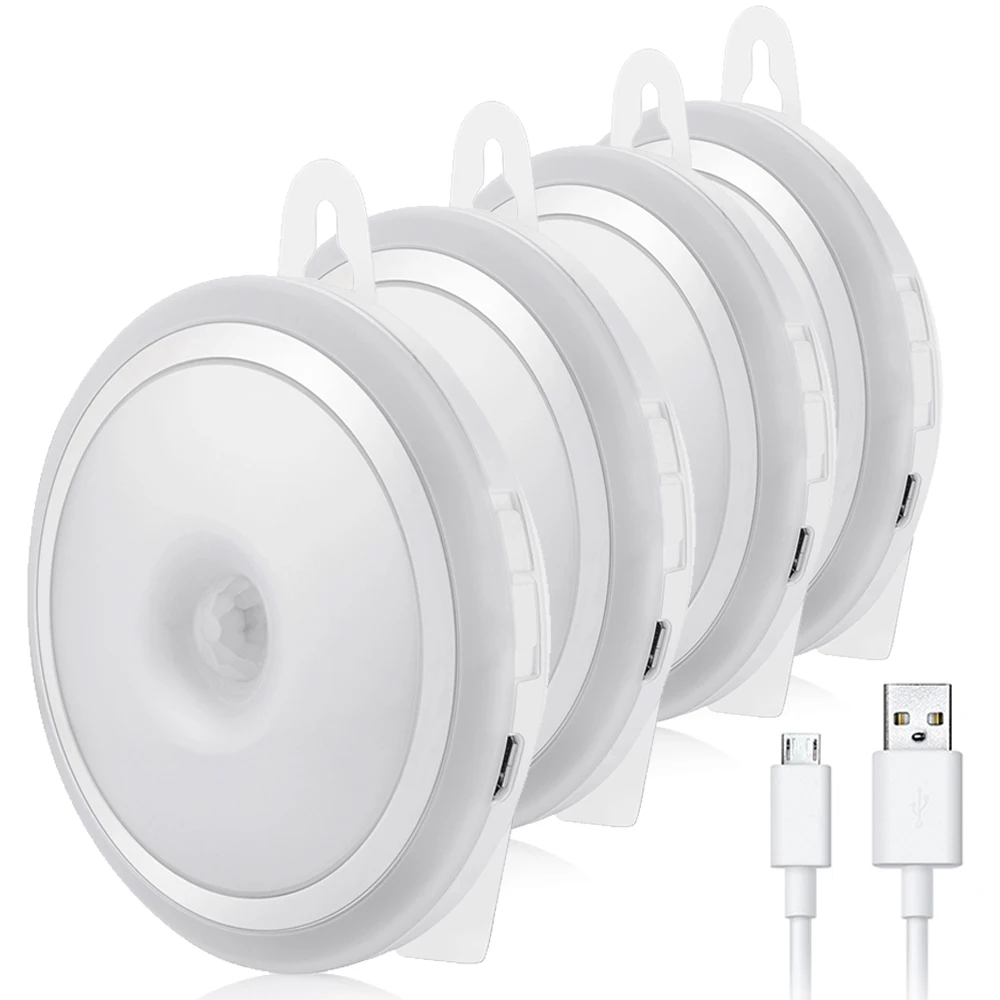 

Motion Sensor Night Light Under Cabinet Light with Wireless Detector Light Wall Lamp for Porch Kitchen and Bedside
