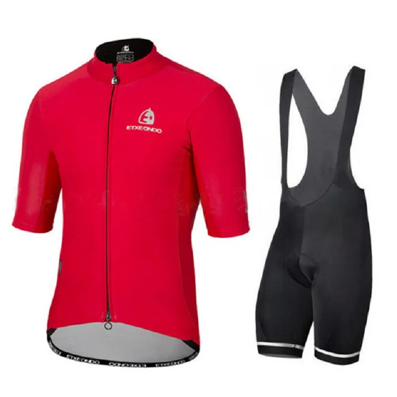 Set 10 Etxeondo Pro Cycling Jersey Set Summer Short Sleeve Bike Bicycle Clothing Roupa ropa Ciclismo Cycle Maillot uniforme - Цвет: Set 10