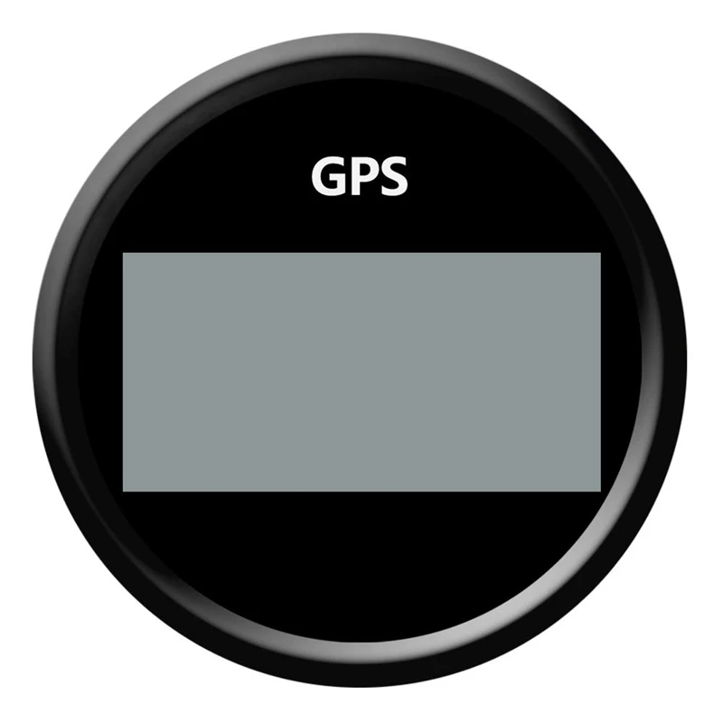 85 мм Цифровой измеритель скорости лодка 0-999 узлов/ч км/ч Регулируемый Gps датчик скорости подходит лодка мотоцикл автомобиль черный