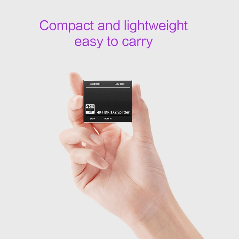 IG-1 в 2 выхода HDMI split ter 4K HDCP 2,2 1080P видео HDMI переключатель усилитель раздельный Us Plug