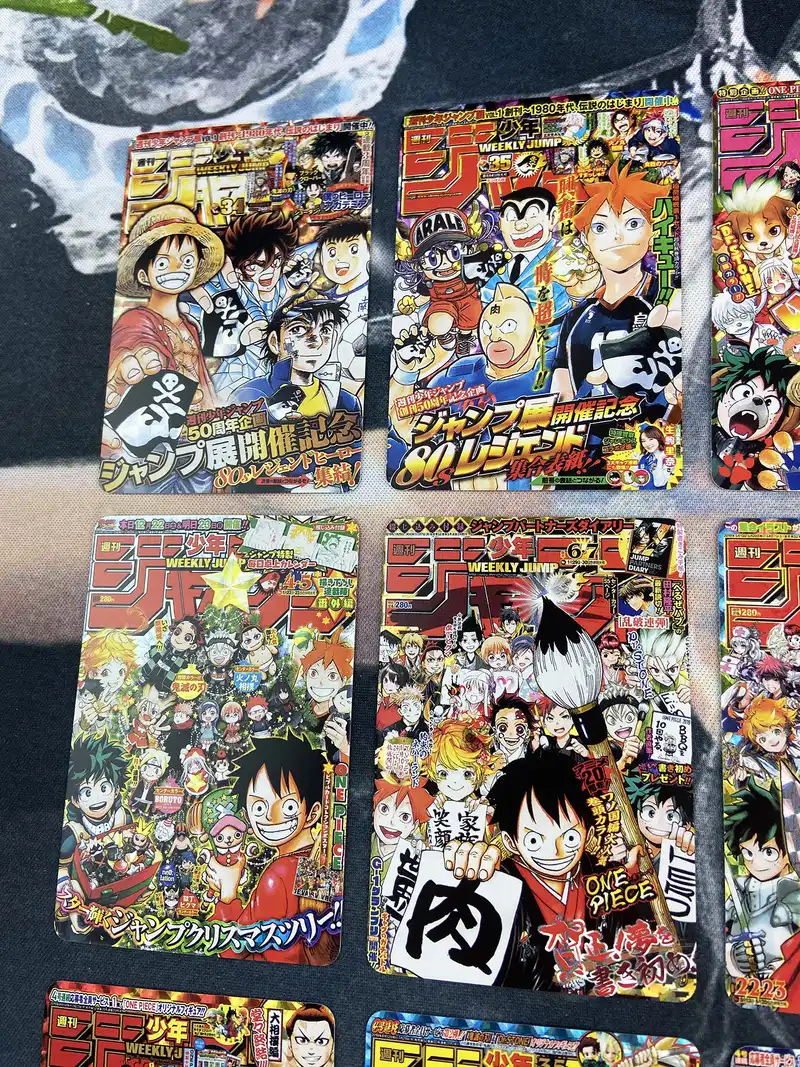 9pcs Set Jump Youth Weekly Cover Card One Piece Saint Seiya Toys Hobbies Hobby Collectibles Game Anime Collection Cards Game Collection Cards Aliexpress