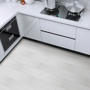 

Vintage PVC Wood Tile Floor Sticker Self Adhesive Wallpaper Waterproof Kitchen Wall Sticker Bedroom Living Room Removable