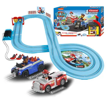 

Paw Patrol toys Set eam made great contributions to the Carrera joint electric rail car boy