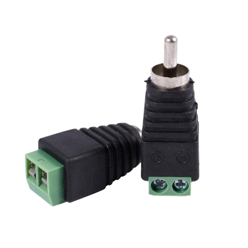 5 шт. UTP Cat5 Cat6 кабель для видеонаблюдения AV Phono RCA Штекерный адаптер