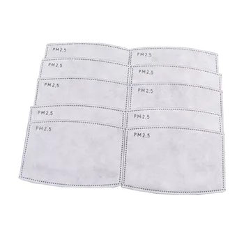 

1pc/2pcs/10pcs/20pcs/Lot PM2.5 Filter paper Anti Haze mouth Mask anti dust mask Filter paper Health Care