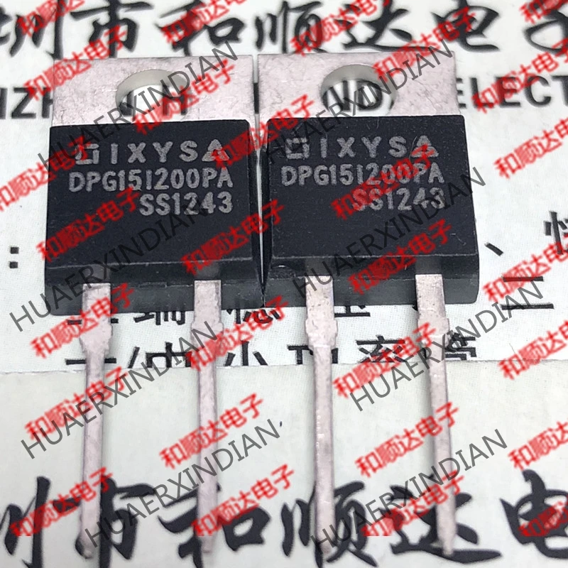 5 шт., новые оригинальные кнопки DPG15I200PA TO-220-2 200V 15A