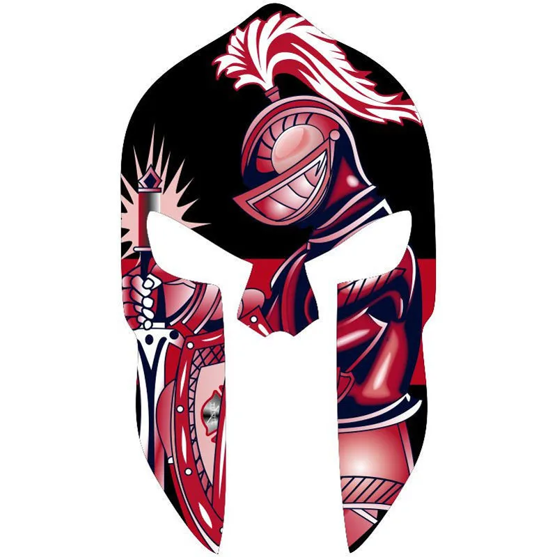 Spartan Helmet Red Kinght Originality Car Sticker Accessories Personalized Pvc Decoration