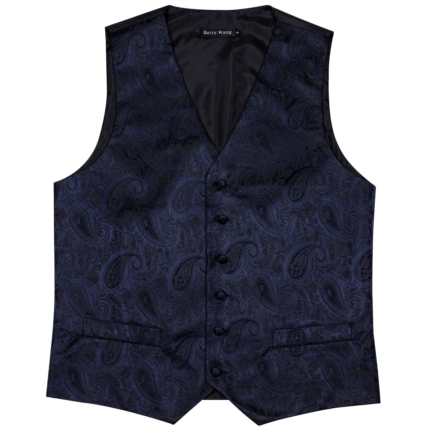 4PC Mens Extra Silk Vest Party Wedding Purple Paisley Solid Floral Waistcoat Vest Pocket Square Tie Suit Set Barry.Wang BM-2016 4PC Mens Extra Silk Vest Party Wedding Purple Paisley Solid Floral Waistcoat Vest Pocket Square Tie Suit Set Barry.Wang BM-2016