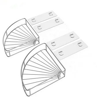 

Wall-mounted Stainless Steel Bathroom Shelf Storage Rack Shelf fashion Convenience practical Storage Lightweight durable