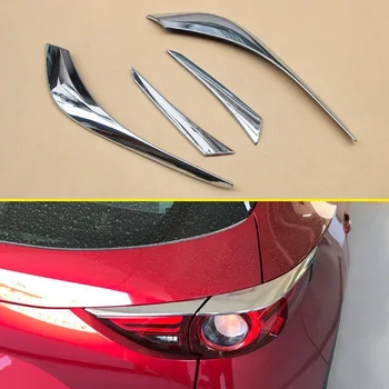 

Chrome Tail Light Strips For Mazda CX-5 KF 2017 2018 2019 CX5 Taillight Lamp Cover Eyebrow