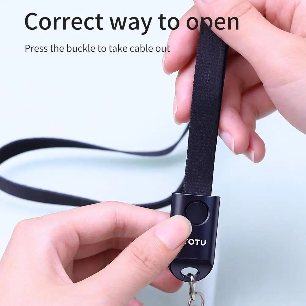 Ремешок TOTU на шнурке 2 1 а 85 см с кабелем Micro USB зарядный тип наручный ремень для Iphone