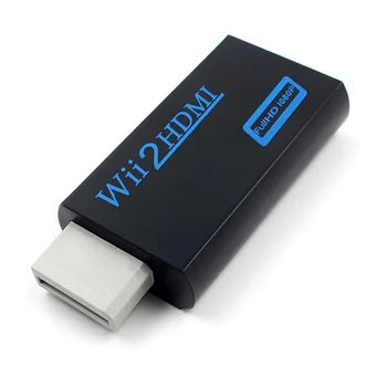 

For Wii To HDMI 1080P Upscaling Converter Wii2HDMI Adapter Converters Full HD Output Upscaling 3.5mm Audio Video Output