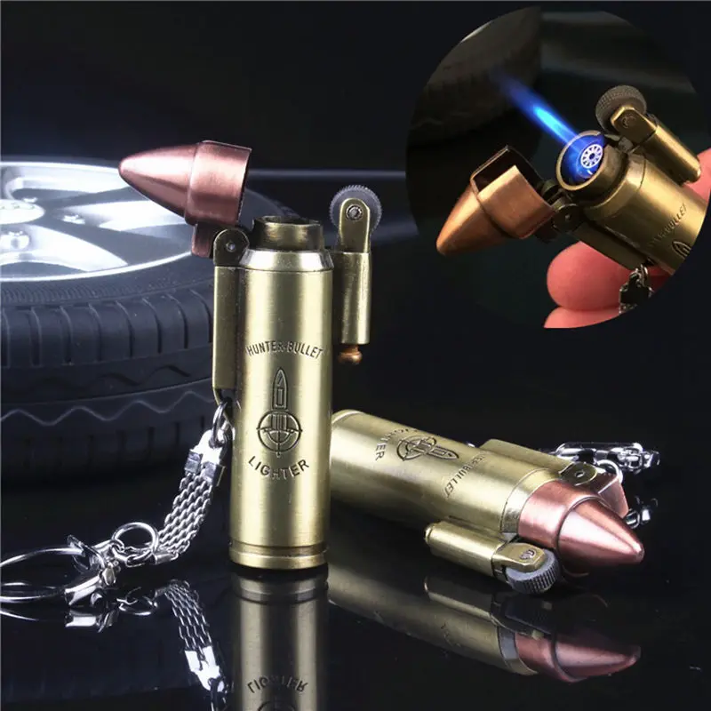 

Metal Lighters Creative Torch Lighter Windproof Gas Lighter Portabl Spray Gun Cigar Butane Light