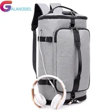 35L Мужская многофункциональная дорожная сумка, сумка для багажа, мужские дорожные сумки, Большой Вместительный черный серый Рюкзак, холщовая Повседневная сумка для путешествий