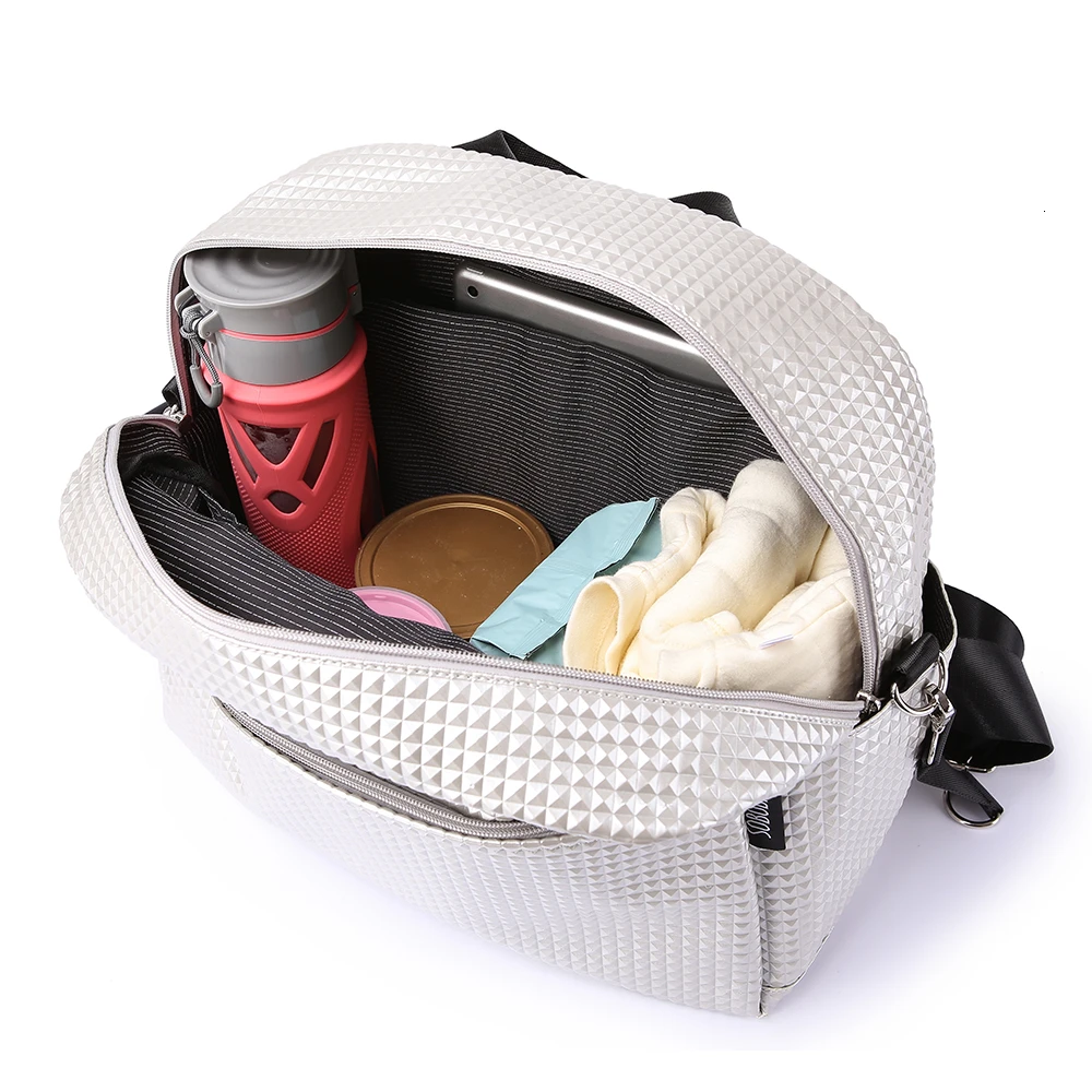 Soboba Mommy Maternity Diaper Bags Solid Fashion Large Capacity Women Nursing Bag for Baby Care Sty