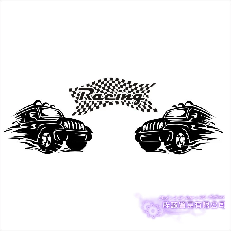 Car Sticker Off Road 4x4 SUV Vehicle Racing Decal Classical Cars Posters Vinyl Wall Decals Pegatina Decor Mural Car Sticker