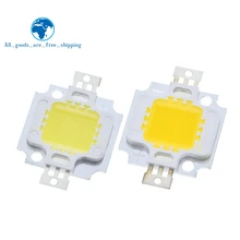 10 шт./лот 10 Вт светодиодный чип лампа 10 Вт светодиодный 900lm светильник белый/теплый белый высокой мощности 20* 48mli чип для прожектора