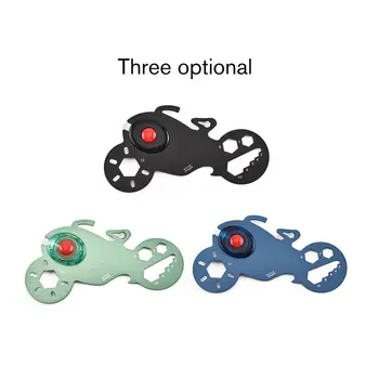 

Pocket Tool Multifunction Knife Motocycle Shape EDC Outdoor Bottle Survive Gear Card Multipurpose Gadget Camp Opener