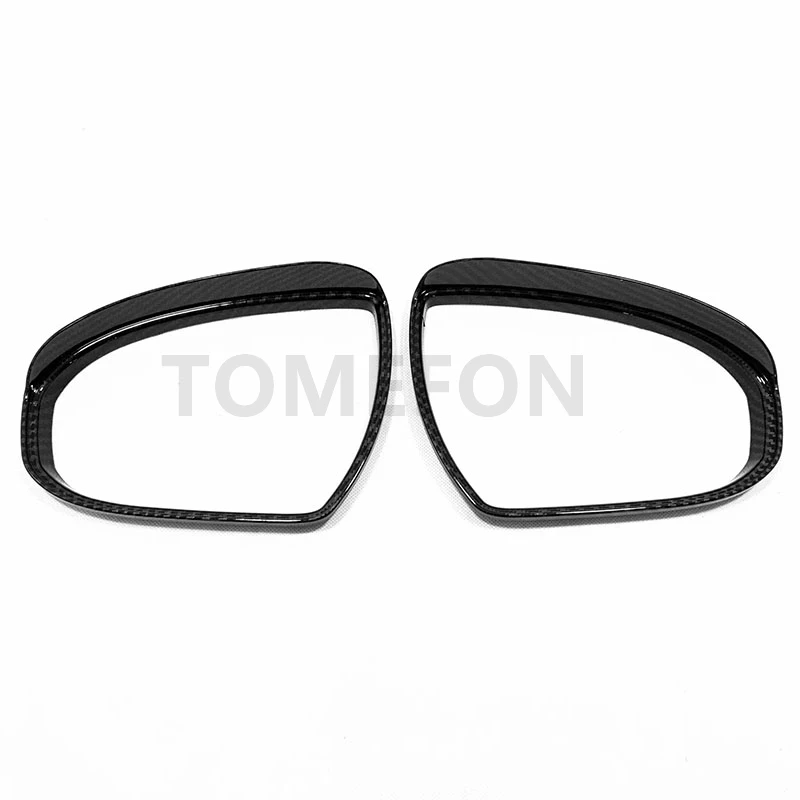 carbon TOMEFON для Hyundai Tucson Дверь Зеркало заднего вида брови Дождь Снег Щит солнцезащитный козырек крышка отделка ABS - Цвет: carbon