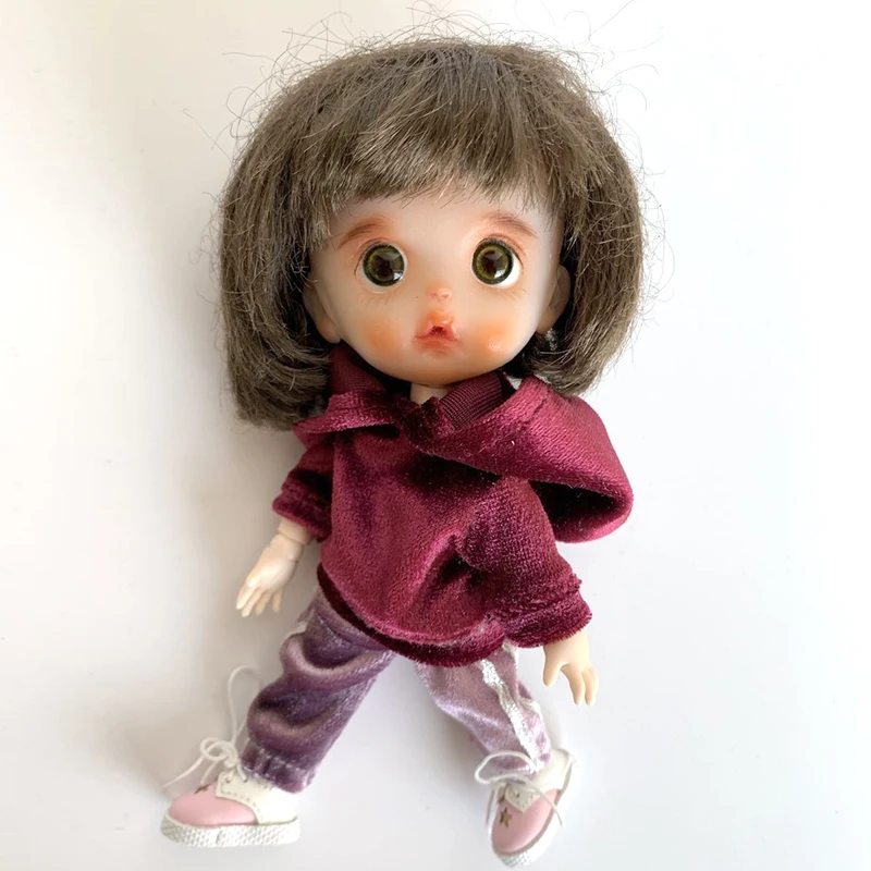Ob11 Детская Одежда BJD GSC однотонная толстовка с капюшоном детская одежда egg Molly PD9 толстовка с длинными рукавами Одежда для куклы пальто аксессуары для куклы